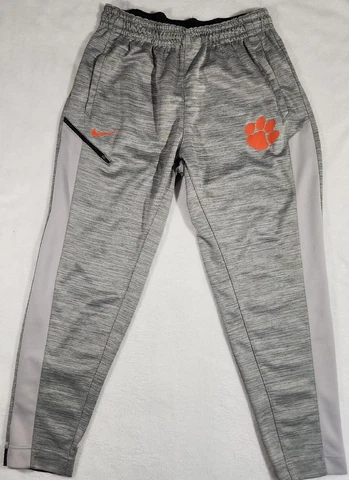 Nike DriFit Clemson Tigers Mens XL Gray  Sweatpants Cover
