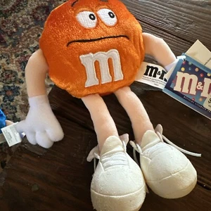 Bolsa de frijoles M&M 8,5" felpa naranja - 2000 Commonwealth con licencia oficial - Imagen 1 de 1
