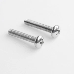 M6 PAN HEAD PHILLIPS MACHINE SCREWS THREAD LENGTH 6-100mm A2 STAINLESS STEEL - Picture 1 of 5