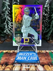 2023 Topps Liover Peguero Pittsburgh Pirates Rainbow Foil Parallel RC Rookie 238 - Picture 1 of 2