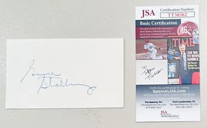 Gene Stallings Signed Autographed 3x5 Card JSA Cert Alabama Texas A&M Coach HOF - Picture 1 of 1