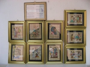 STOCK 25 QUADRO QUADRETTO PAPIRO ORIGINALE SIRACUSA ANNI '80 - Foto 1 di 4