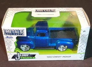 NEW! JADA 1:32 DIECAST JUST TRUCKS BLUE '53 1953 CHEVY CHEVROLET PICKUP TRUCK! - Picture 1 of 3