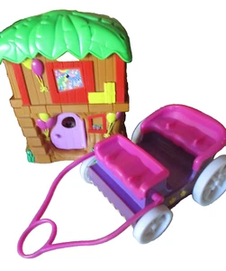 2005, Mattel Viacom Dora the Explorer Treehouse & Magical Carriage, Works! EUC - Picture 1 of 15