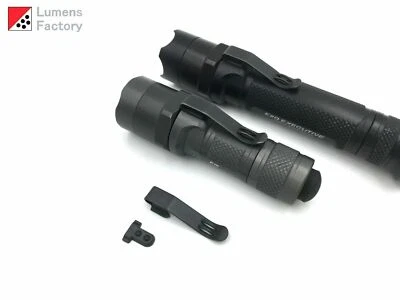 LUMENS FACTORY Short Clip for Surefire Light E1E E1D E2E E2D E2O L1 L2 L4 L5 LX2 M2 C2 C3 A2 V1