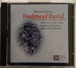 SCHUTZ - PSALMS OF DAVID (COMPLETE)  2CD SET NEW SEALED SCHNEIDT - Imagen 1 de 3