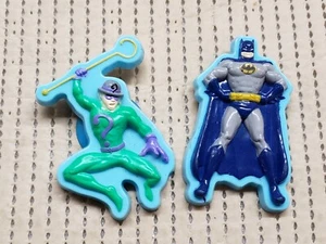 DC Batman & Riddler "Stuck On Stories" Replacement Character Figure Window Cling - Picture 1 of 2