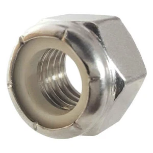 1/4-20 Edelstahl Nylon Einsatz Sechskant Sicherungsmuttern, 500 Stck. (BCP762) - Bild 1 von 2