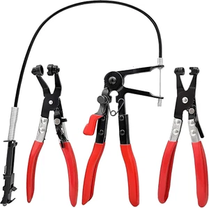 3tlg Schlauchklemmenzangen Set Schlauchschellenzange Schellenzange DHL DE - Bild 1 von 7