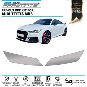 Headlights Stone Chip Guard Paint Protection Film PPF For Audi TTS mk3 - Picture 1 of 4