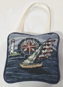 Riverdale Nautical Themed Decorative Miniature Pillow 6" - Picture 1 of 4