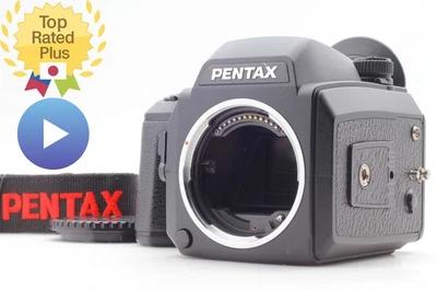 [ Near Mint w/Strap ] Pentax 645NII NII Camera Body 120 Film Back From JAPAN - Image 1 of 4
