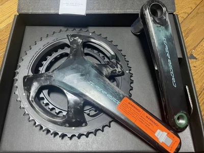Juego de bielas Campagnolo Super Record 172,5 mm 48-32T 12 velocidades ultra par carbono nuevo Foto 1 de 4