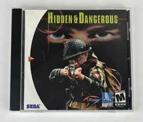 Hidden And Dangerous Manual And Disc Only Sega Dreamcast Tested Working