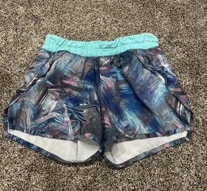 Ivivva By Lululemon Athletic Shorts Blue Size 12 EUC - Picture 1 of 3