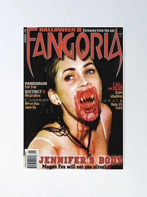 Póster del cuerpo de Jennifer - Impresión artística de Megan Fox, decoración de pared de película de terror, gótico Foto 1 de 4