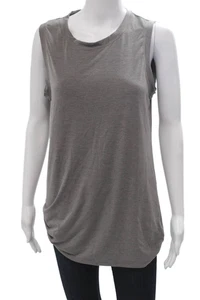 Athleta Damen grau ärmellos Basic Tank Rundhals Baumwollmischung Größe S - Bild 1 von 4