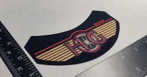 Vintage 2001 Harley Owners Group HOG Filz Patch Motorrad Bügelbild Aufnähen  - Bild 1 von 5