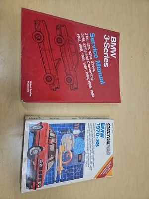 BMW Serie 3 318i 325 325e 325es 325i 325is Manual de Servicio, Chilton 1970-88 Lote Foto 1 de 4