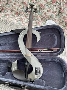 Stagg E-Geige Schwarz Metallic Silent Violinen Set Elektrogeige - Bild 1 von 5