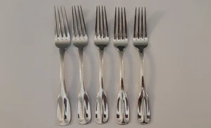 Set 5 forchette Hoffritz Wyndham acciaio inox 18/10 forma violino 8" - Foto 1 di 5