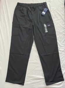 NWT Cherokee Mens Large Scrub Pants Dark Gray Pewter - Picture 1 of 9