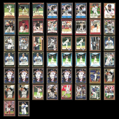 Lote de 50 tarjetas de béisbol Bowman Gold - Lote a granel de distribuidor - Estrellas, novatos Foto 1 de 4