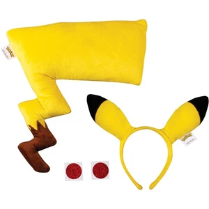 Disguise Licensed Pokemon Pikachu Headband & Tail Accessory Adult Costume 103549 - Picture 1 of 7