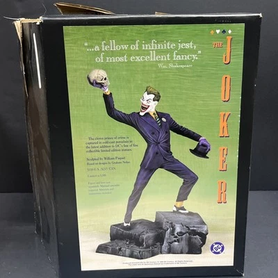 1995 DC 漫画小丑手绘限量版瓷雕像 /4650 — 第 1/4 张图片