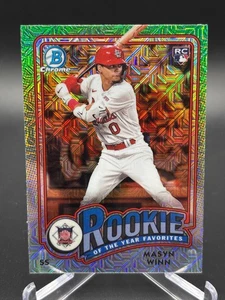 2024 Bowman Chrome Masyn Winn Rookie Of The Year Favorites Mojo No. ROY-3 - Picture 1 of 10