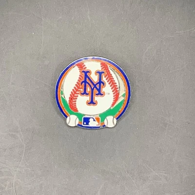 New York Mets Logo MLB Enamel Pin Baseball Collectible Lapel Hat Backpack - Image 1 of 2