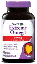 Natrol Extreme Omega Fish Oil Lemon Flavor