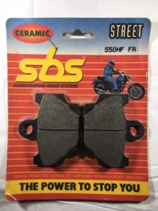 NEW NOS SBS 550HF CERAMIC BRAKE PADS FOR YAMAHA XJ - RZ350 - MAXIM - VIRAGO - RD - Picture 1 of 5