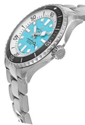 Breitling Superocean Automatic 44mm Turquoise Dial Men's Watch A17376211L2A1 - Image 1 of 4