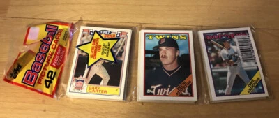 1988 Pack Gary Carter Keith Atherton Dave Anderson Lee Smith Mark Clear Don Aase - Image 1 of 2