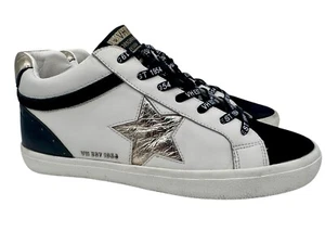 Vintage Havana Star Foil Sneakers Damengröße 11, weiß/schwarz/gold, "Bounce" - Bild 1 von 14