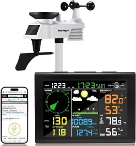 Outdoor Weather Station with WiFi Connection & LCD Display for All Conditions - Picture 1 of 9