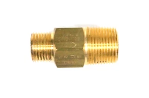 Victaulic 1/2 BSP 3/4 NPT Male 5000 PSI Brass Check Valve 091604 CVV34N12B - Picture 1 of 4