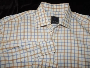 David Donahue men's 100% cotton dress shirt size 16 ~ 34/35 - Picture 1 of 5