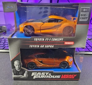 2024 Jada Fast & Furious Legacy Series Toyota FT-1 Concept & Toyota GR Supra - Picture 1 of 5