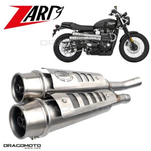 SCRAMBLER 900 TRIUMPH 2023 ZARD Scarico SIX DAYS RC ZTP017S10SSR - Imagen 1 de 6
