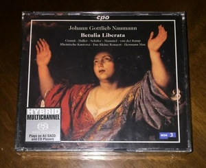 2-SACD new SEALED Johann G Naumann Betulia Liberata CPO 2006 surround Germany - Imagen 1 de 2