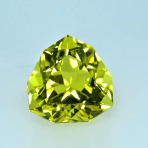 11.21Ct Master Fancy Cut_ Resplendent Natural Lemon Quartz Gemstone - Picture 1 of 1