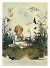 Hummel - Kind auf der Blumenweise - Ansichtskarte.Nr. 804 
