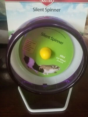 Kaytee Silent Spinner Small Pet Wheel Ball Bearing Technology Purple-NEW-SHIP24H - Image 1 of 4
