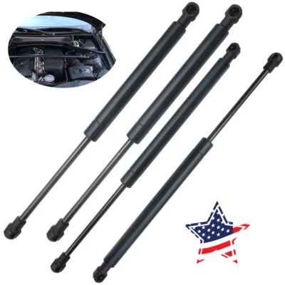 4 Bonnet Hood+Rear Struts Lift Supports Shock Tailgates For BMW 323Ci 323i 325Ci Foto 1 de 4