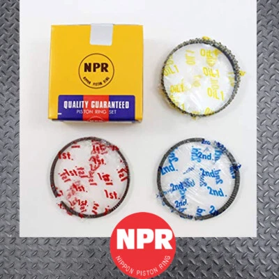 NPR +040 Piston Rings Chrome suits Subaru EJ205 Turbo (DOHC 16 Valve) - Image 1 of 2