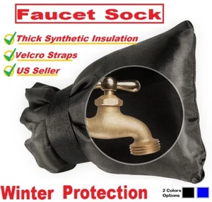 Outdoor Water Faucet Thickened Cover Sock Winter Freeze Protection Waterproof - Picture 1 of 3