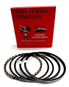 7HP 8HP STANDARD CHROME PISTON RINGS FITS KOHLER K161 K181 M8 PART # 232575-S - Picture 1 of 1