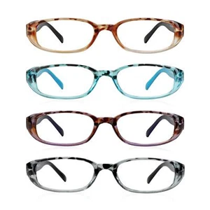 LifeArt 4 Pairs Reading Glasses Blue Light Blocking Glasses Computer Reading - Picture 1 of 7